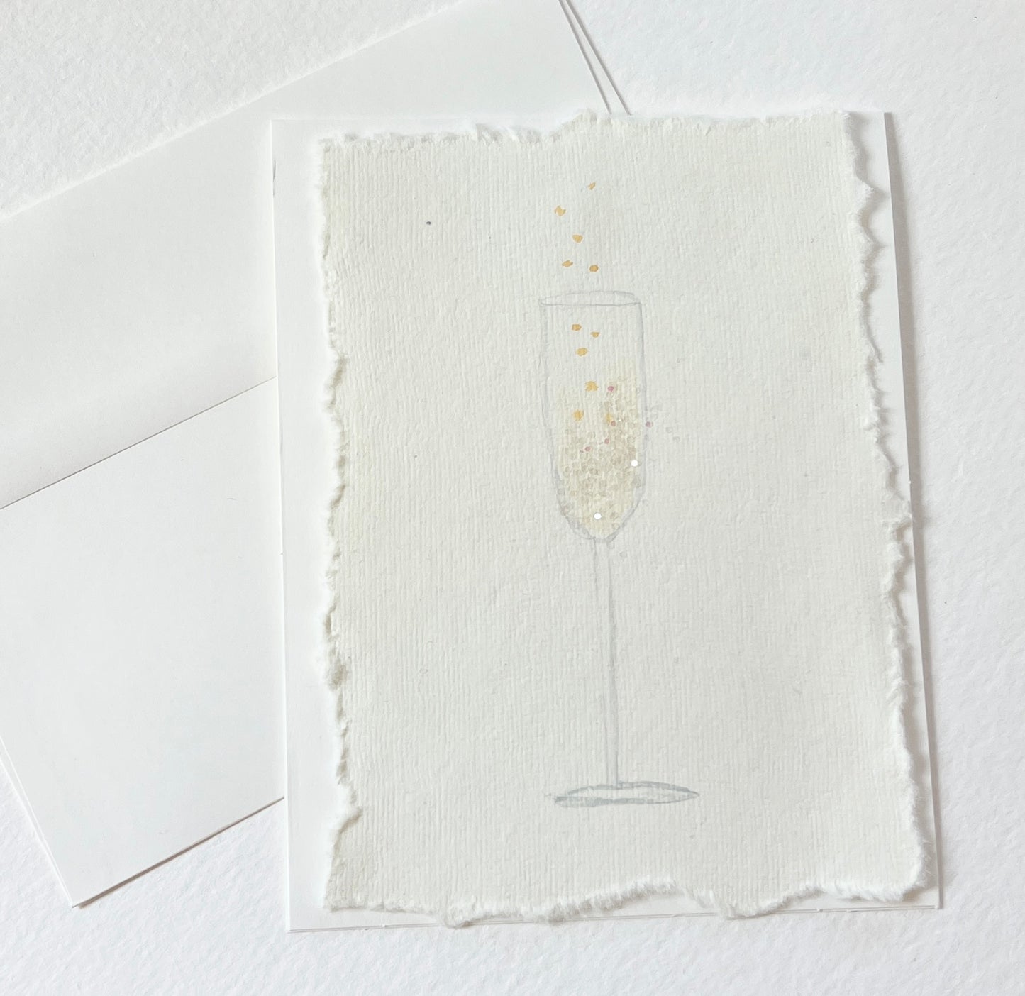 Champagne Flute Greeting Card